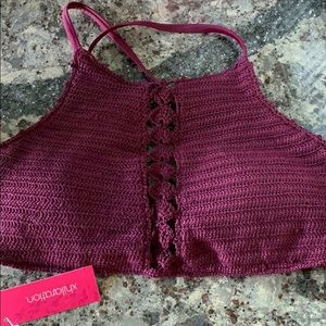 Halter bikini top